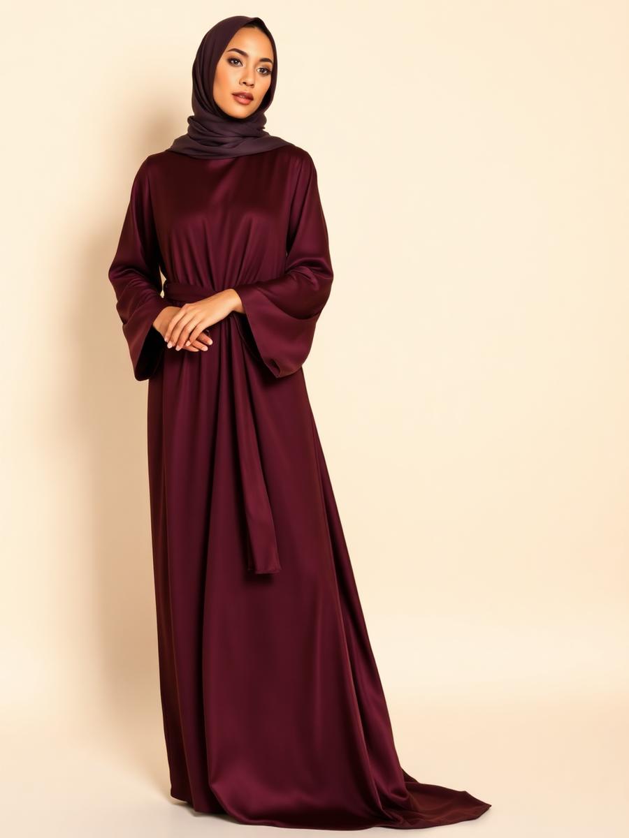 Signature Wine Abaya